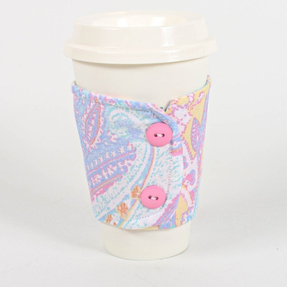 Coffee Cup Sleeve - Slip On - Handmade